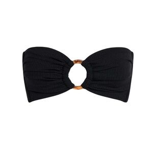 Montce Black Bandeau Bikini Top